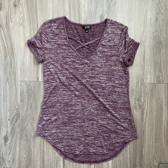 a.n.a Tops - Purple Ana Shirt